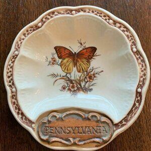 - Treasure Craft USA Pennsylvania Butterfly Flowers
